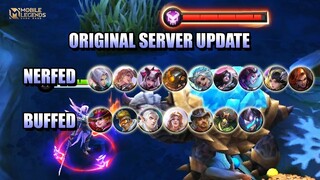 ORIGINAL SERVER UPDATE - JUNGLE BUFF, TURTLE AND LING - MLBB PATCH 1.5.38