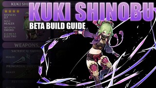 GENSHIN IMPACT | 2.7 KUKI SHINOBU BUILD GUIDE BASED ON BETA LEAKS