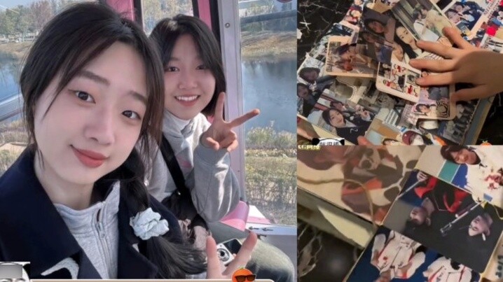 Huang Yuting's sister made a thick three-dimensional book for her birthday. It was so thoughtful. Si