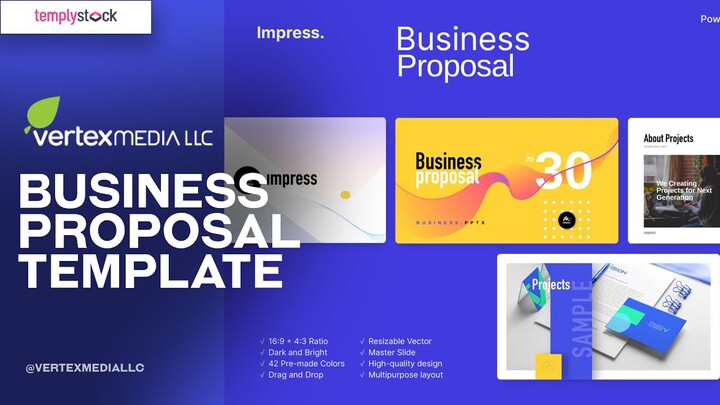 Impress | Best Business Proposal Template for Winning Clients | Professional Design