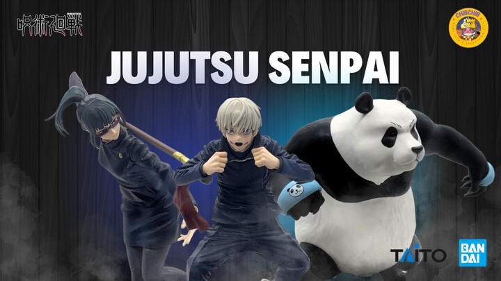 Jujutsu Kaisen Toge Inumaki, Maki Zenin, Panda - Bandai & Taito.