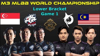 EVOS SG Vs TODAK [GAME 1] | M3 MLBB World Championship 2021 | Playoffs Day 7