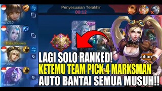 KETIKA META 4 MARKSMAN BERSATU DI RANK MYTHIC! MUSUH AUTO RATA dalam SEKEJAP!!