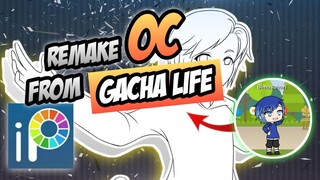 REMAKE GACHA LIFE CHARACTER  ||  SPEED DRAWING