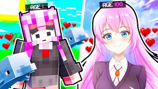 ถ้าเกิด!! ผมเอาชีวิตรอดเป็น Shikimori ตั้งแต่อายุ 1-100  Minecraft สตอรี่