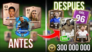 🎁 DROGBA 97 GRATIS !!! MEJORO AL MAXIMO LA CUENTA DE UN SEGUIDOR EN FC MOBILE