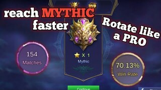 How to reach MYTHIC fast | Mobile Legends