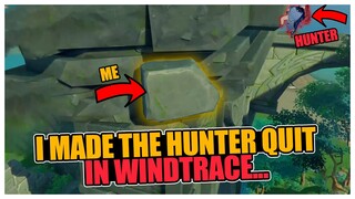 I Outsmarted the Hunter using 200IQ in Windtrace | Genshin Impact