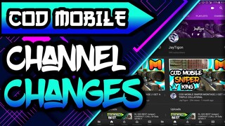 Channel Changes and the future of Call of Duty Mobile on this Channel