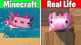 Realistic Minecraft | Real Life vs Minecraft | Realistic Slime, Water, Lava #588