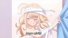 Mona-chan kok gak pakek baju ya, cuma pakek perban aja 😋