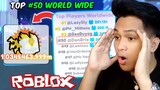 Pet Simulator X - ROBLOX - PINASOK KO ANG TOP #50 WORLDWIDE Gamit Netong PET