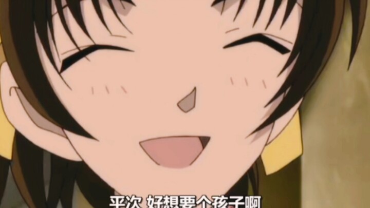"Heiji, I really want a child!"♥(｡￫v￩｡)♥Hahahahahaha, this couple is so sweet~