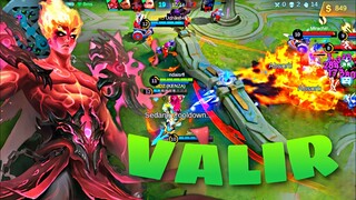 BRUTAL DAMAGE VALIR GAMEPLAY 😱 - MOBILE LEGENDS