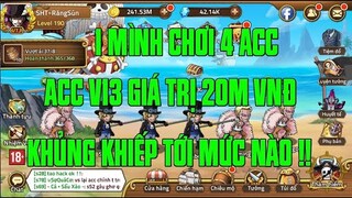 HTDC - ĐẠI GIA THÍCH VA CHẠM TUYÊN BỐ 1 MÌNH CÓ THẾ CÂN LUÔN 4 ACC, COVID Ở NHÀ CHƠI GAME LUN RỒI=))