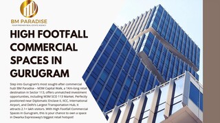 High Footfall Commercial Spaces in Gurugram