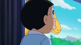 Doraemon: Nobita used the instant portal to kill himself, and was beaten up by Fat Tiger in the end