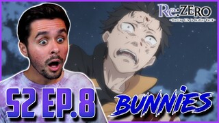 'WHAT THE BUNNIES DOING" Re:Zero Season 2 Episode 8 Live Reaction!