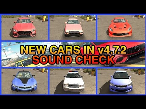 NEW CARS SOUND || v4.7.2 || CAR PARKING MULTIPLAYER