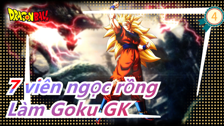 [7 viên ngọc rồng GK] Làm Goku GK bằng tay/ Khắc & Màu_4