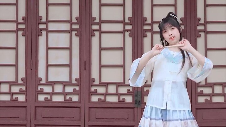 Em gái dịu dàng múa quạt~nhảy một bài hát🌙trên dây🌙[Yu Xi]