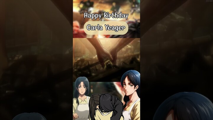 🎂 Carla Yeager #อนิเมะ #attackontitan #ไททัน