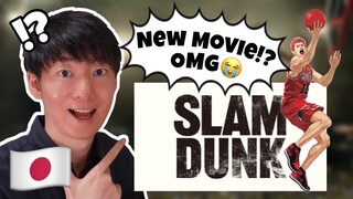 Japanese react to "SLUM DUNK MOVIE Teaser Trailer"