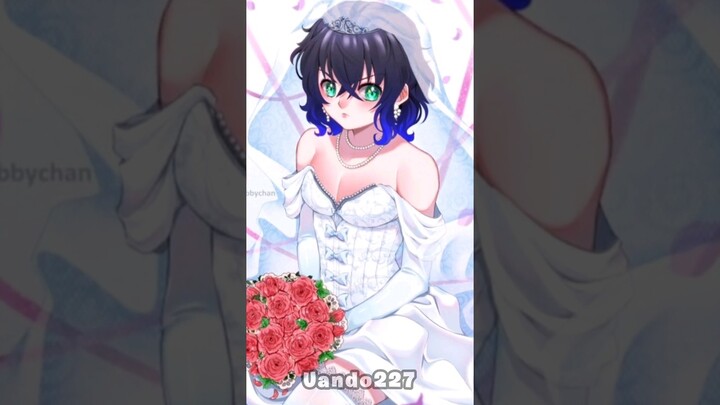 Anime Male Characters in Bride Dress