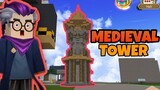 🔴I BUILT MEDIEVAL TOWER ON MY ISLAND-SKY BLOCK-BLOCKMAN GO