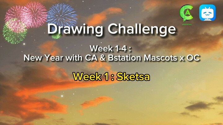 《 Drawing Week 1 : Sketsa 》Special New Year!