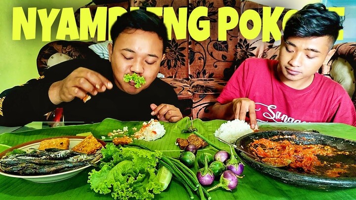 MUKBANG SEGO SAMBEL LALAPAN - NYAMPLENG‼️| #MADANGGEDEN