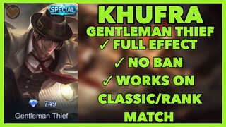 Kufra Special Skin Script Gentleman Thief - Full Effect - Patch Aamon | Mobile Legends