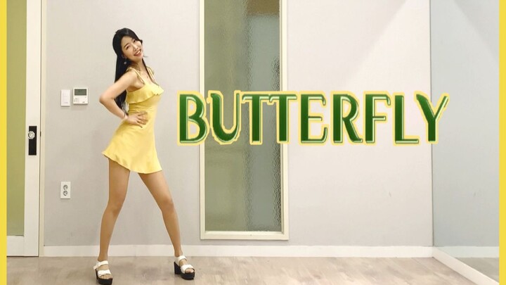 Gaun Kuning Pucat dan Rambut Halus! Cover Tarian WJSN "Butterfly"