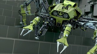 Houdini Kinefx Personal original mechanical beetle animation