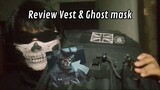 Review Vest & Ghost mask Tactical/Military Cosplay