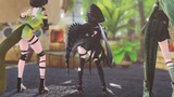 [Arknights MMD] Tamimi's just wagging her tail, wagging with us [Crab Rave]