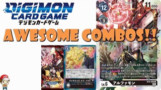 Alphamon Looks Awesome! Crazy X-Antibody Combos! (Digimon TCG News - EX-02: X Record)