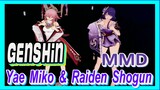 [Genshin, MMD] Yae Miko & Raiden Shogun, Niềm Vui Nhân Đôi!