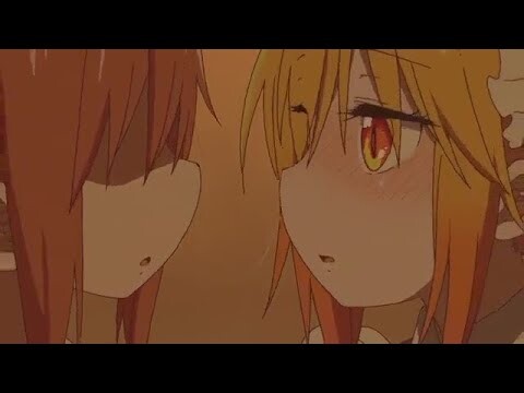 Tohru quiere besar a Kobayashi | Kobayashi san chi no maid dragon