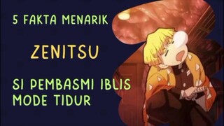 5 Fakta Menarik Zenitsu Si Pembasmi Iblis Mode Tidur #anime #demonslayer #zenitsu