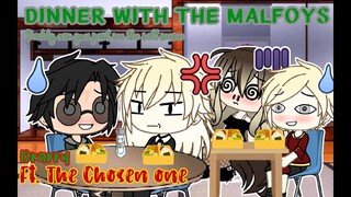 Dinner with the Malfoys || Meme || Drarry ( ͡° ͜ʖ ͡°) || Ft. The Chosen One ( see what I did there )
