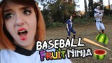 BASEBALL FRUIT NINJA!! || Jujutsu Kaisen Cosplay (ft. Itadori, Todo, Nobara, and Inumaki)