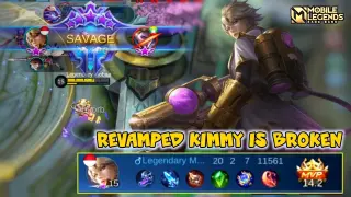 Kimmy Revamp Gameplay , Strongest Marksman - Mobile Legends Bang