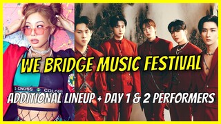 We Bridge Music Festival Additional Lineup of Performers