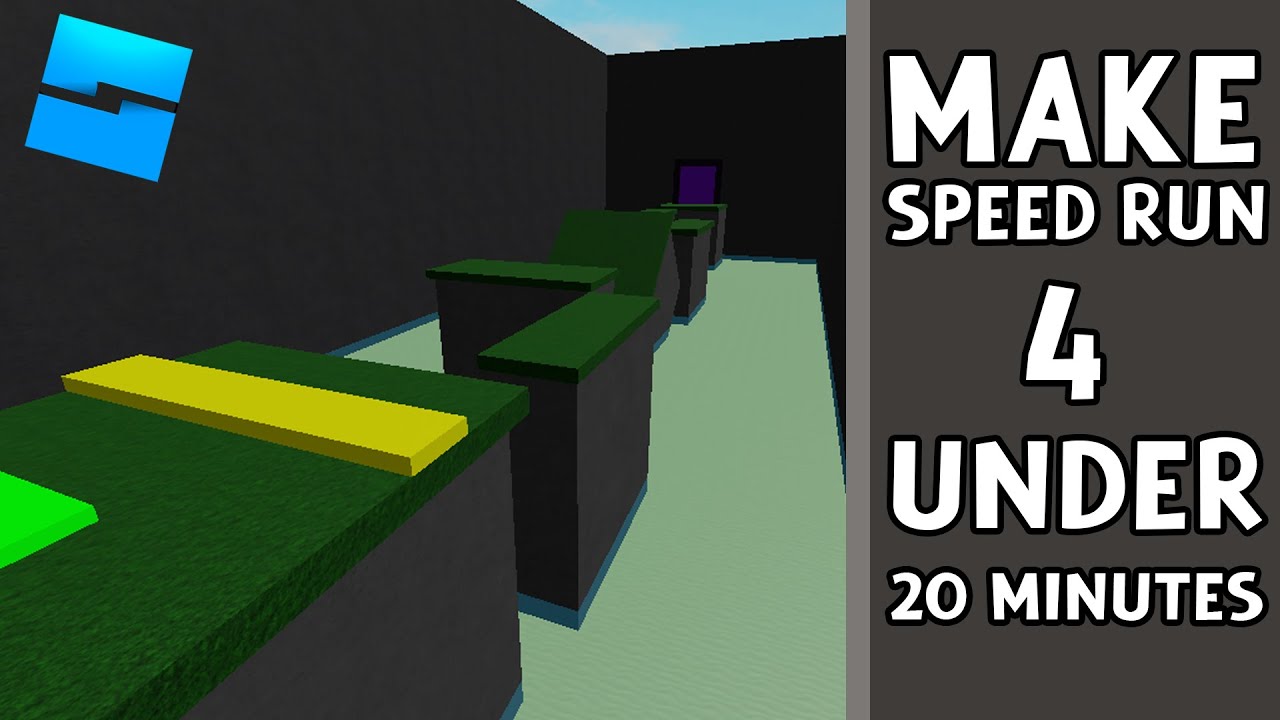 How to make Speed Run 4 in under 20 minutes | Roblox Studio Tutorial #1 -  Bilibili