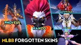 20+ FORGOTTEN SKINS | PHOVEUS SKIN | HANZO COLLECTOR - Mobile Legends #whatsnext