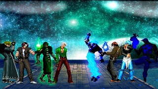 Kof Mugen Green Flames Team Vs Blue Flames Team