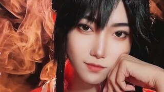 [影选] Heaven Official's Blessing Anime version of the young Huacheng cosplay makeup record