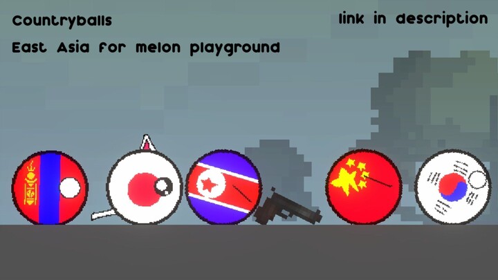 East Asia countryballs mod for Melon playground