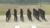 The military training of Indian soldiers